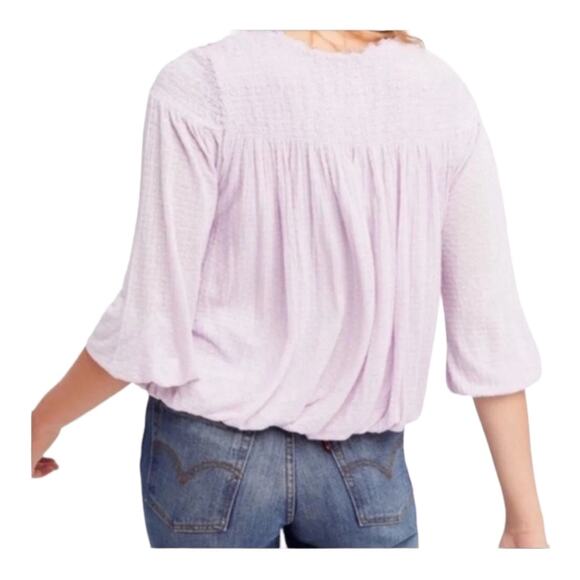 Free People Begonia Lilac Blouse XS NWT - Picture 11 of 11